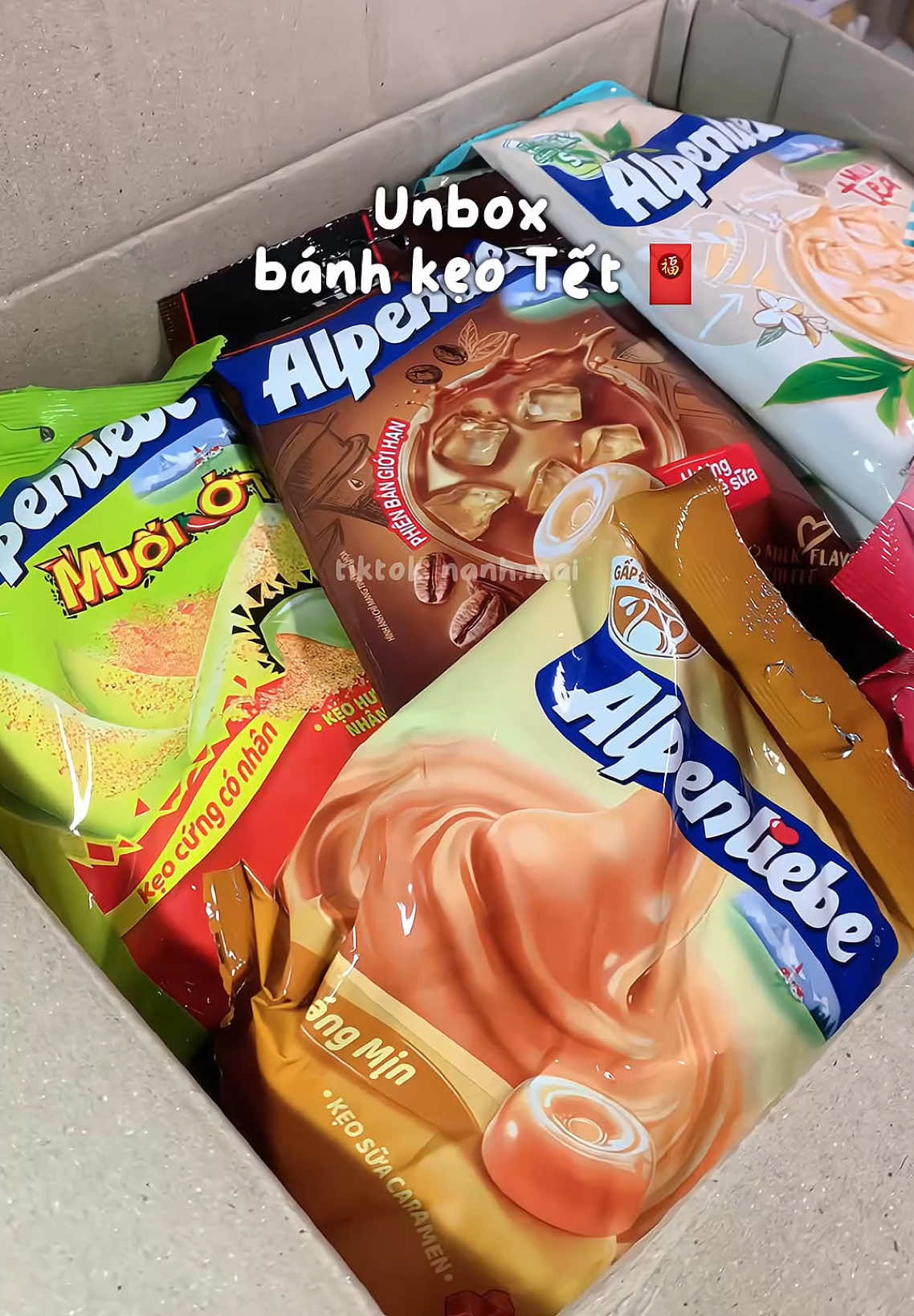 Bánh kẹo Tết #Reviewtattantathah #banhkeotet #unboxing #alpenliebe 