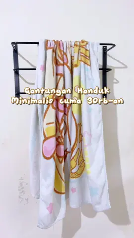 Gantungan handuk minimalis #gantunganhanduk #fyp #homedecor 