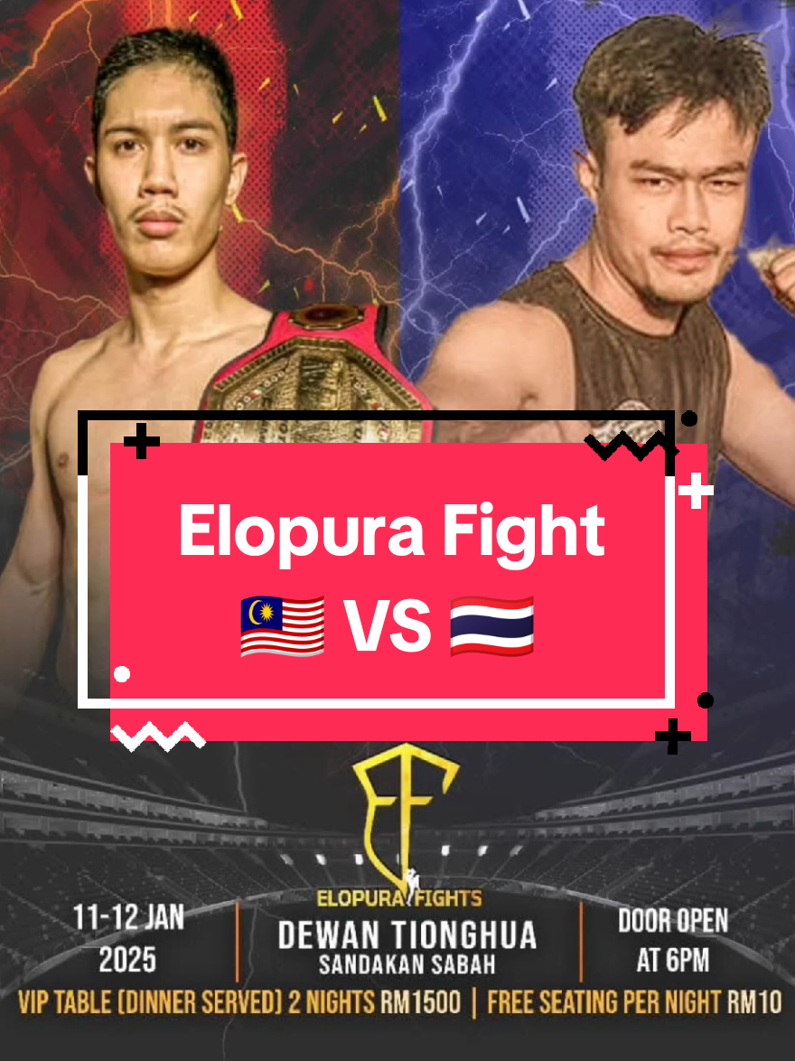 Watch me fight against Thailand at Elopura Fight tonight! #fyp #fypage #malaysia #elopurafight #sandakan #muaythai #Ammarul #ammarulbs #rockafellafitnesscentre #bsnutritionofficial #onechampionship