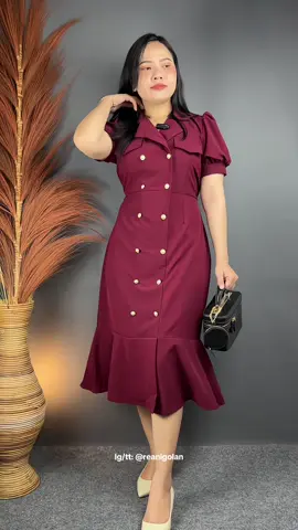Dress favorite dari @navertine.id  #dress #elladress #dressmaroon #maroon #dressnavertine #rekomendasidress #rekomendasi 