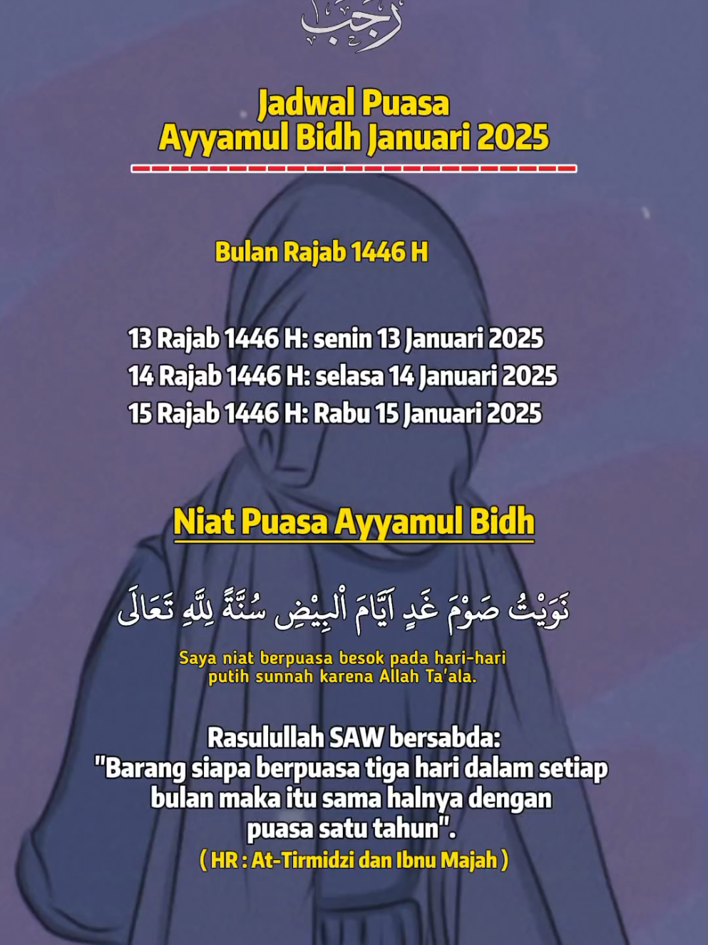 semoga kita senantiasa di beri nikmat #iman 🤲🤲🙏 #puasa #rajab  #ayyamulbidh  #hambaallah  #fyp #foryou #foryoupage #viral #followme