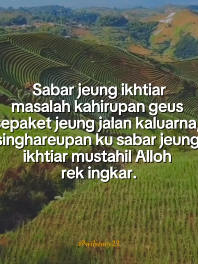 Sabar we jeng ikhtiar🙂‍↔️ #storysunda #storykatakata #katakatasunda #storysundakahirupan #storywa  #CapCut 