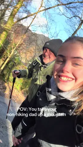 The funniest hike I’ve done #dadtok #Hiking #mountains #lakedistrict #hikersoftiktok #oldmanofconiston 