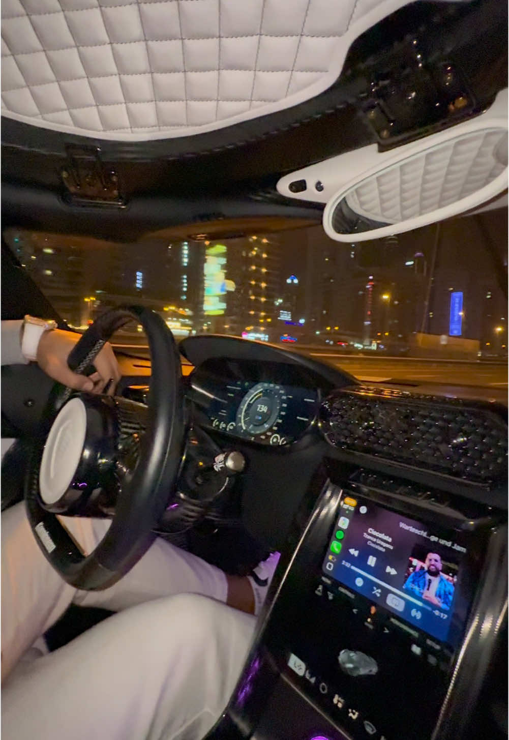 Dubai Night drive with the Königsegg Regera 🔥 #koenigesgg #regera #nidalbentaleb #viral #Love #carporn #Lifestyle #foryou @Koenigsegg 