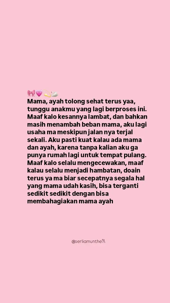 #quotes #reminder #anakperempuan #anakkost #mahasiswa #pengingatdiri #orangtua #mama #ayah #bismillahfyp #fyp #foryou #foryoupage 