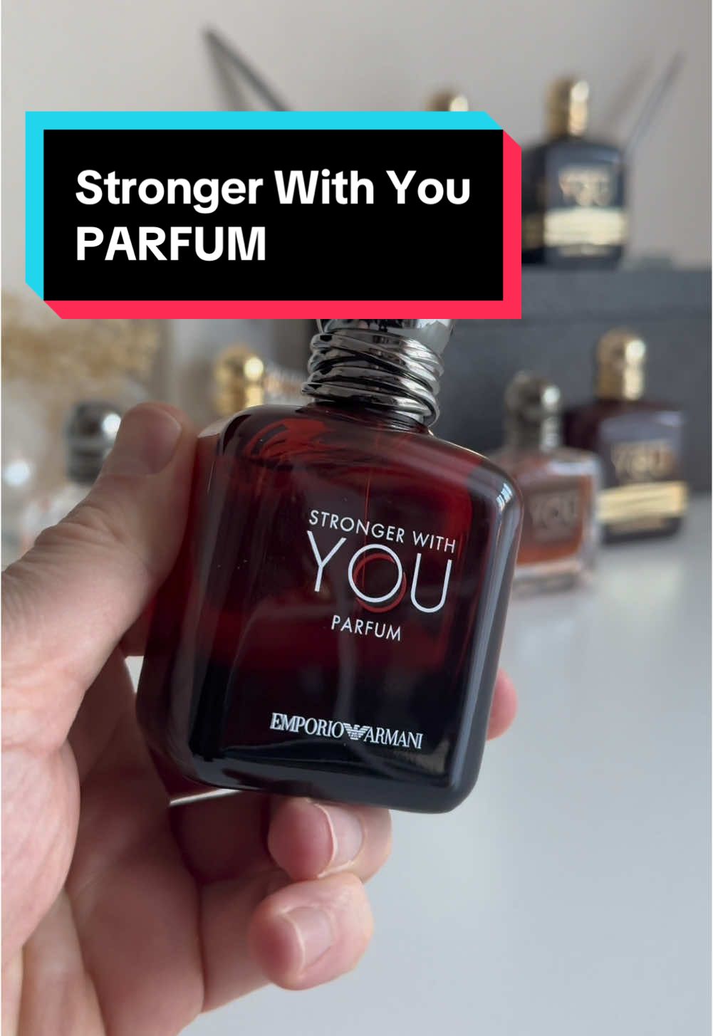 Stronger With You Parfum! Emporio Armani just released the newest flanker in the SWY line. Like many others I was afraid this would just be a rebranding of Absolutely, which turns out absolutely isn’t the case! The original SWY DNA with chestnut and vanilla is there, but the parfums adds some spices to this one. Making it the least sweetest flanker there is. The perfume it gets closest to is actually the Oud flanker, which a Middle Eastern exclusive. Eventhough that one is woodier and more masculine, this Parfum is somewhere between the OG edt and the Oud flanker. My favorite remains the Absolutely with the rum note though! #parfum #perfume #fragrance #eaudeparfum #extraitdeparfum #smellgood #smellgreat 