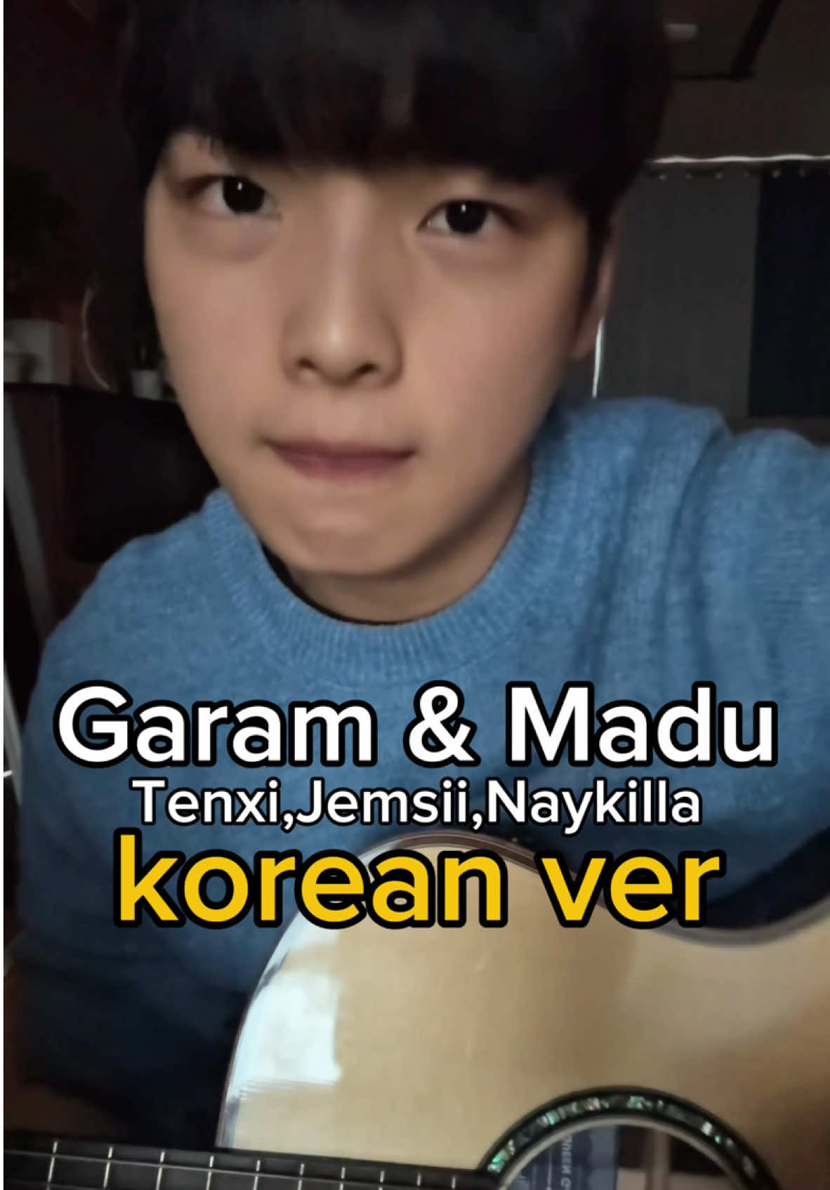 SAKIT DADAKU🎵 Garam & Madu with korean #garamdanmadu  #indonesian  #cover