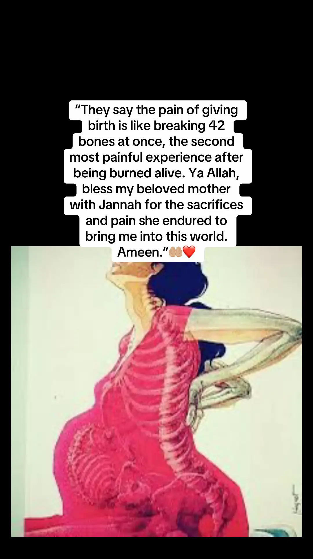 #creatorsearchinsights #duaformother #pregnant #videoviral #fyp #muslimtiktok #pain #safedeliverytoallpregnantwomen 
