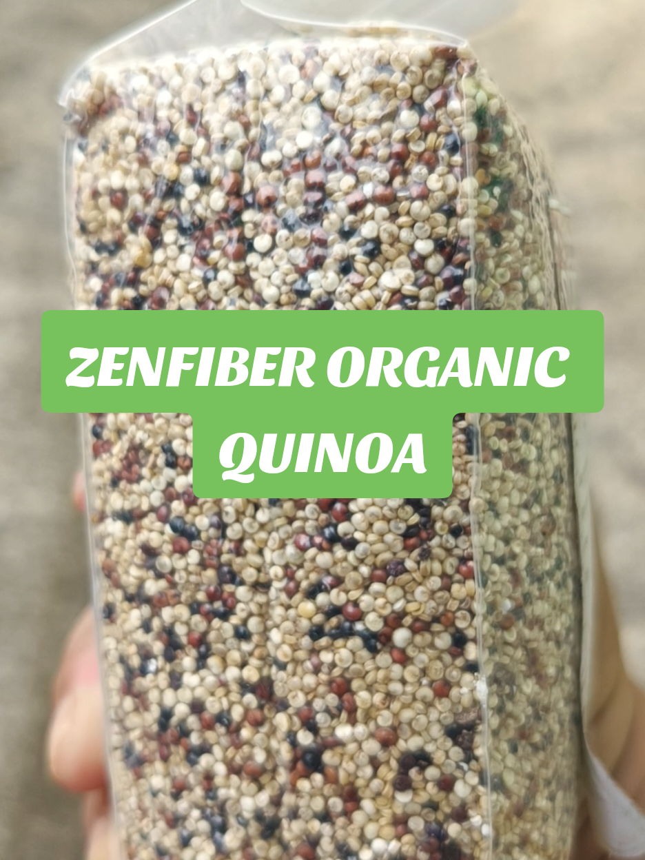 ZENFIBER ORGANIC QUINOA (TRICOLOR/WHITE)  1KG./500MG.#zenfiber #quinoa #zenfiberorganicquinoa #organicquinoa #food #fypage #fyppppppppppppppppppppppp 