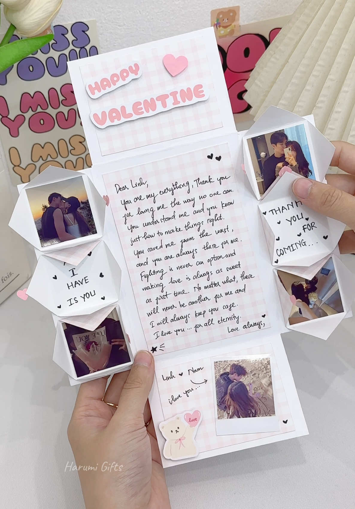 Series làm thiệp tặng valentine cho anh người iuu ❤️❤️ #quavalentine #quatangnguoiyeu #handmade #gift #DIY 