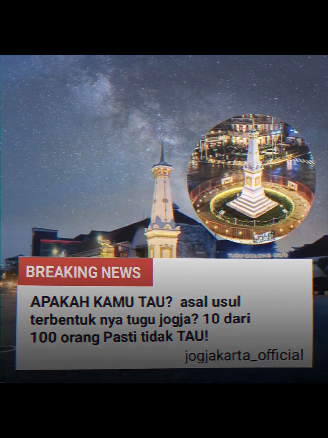 tugu Jogja atau tugu Yogyakarta memiliki sejarah yang kaya.nah jadi ini lah asal usul terbentuk nya tugu jogja Sejarah Pembangunan 1. Tahun 1755: Sultan Hamengku Buwono I memerintahkan pembangunan Tugu Golong-Gilig. 2. Lokasi: Persimpangan Jalan Mangkubumi, Jalan Sudirman, dan Jalan Koesnadi. 3. Tujuan: Menghubungkan Keraton Yogyakarta dengan Gunung Merapi dan Pantai Selatan. Latar Belakang 1. Masa pemerintahan Sultan Hamengku Buwono I (1749-1792). 2. Periode pembangunan keraton dan infrastruktur Yogyakarta. 3. Pengaruh arsitektur Jawa, Islam, dan Eropa. Arsitektur 1. Tinggi: 15 meter. 2. Bentuk: Silinder dengan puncak runcing. 3. Bahan: Batu dan semen. 4. Ukiran: Motif Jawa dan Islam. Makna Simbolis 1. Kekuasaan dan kekuatan Sultan. 2. Keselarasan antara kekuasaan, alam, dan masyarakat. 3. Penghubung antara keraton dan gunung suci. 4. Simbol perjuangan kemerdekaan Indonesia. Perubahan Sejarah 1. 1939: Kerusakan akibat gempa bumi. 2. 1949: Renovasi dan restorasi. 3. 1970-an: Perbaikan dan pelestarian. 4. 2009: Dinyatakan sebagai situs cagar budaya oleh Pemerintah Indonesia. nah jadi itu ya guys asal usul tugu jogja  #jogjakarta_official #pesona_jogja #jogjapunyacerita #jogjaistimewa #yourpage 