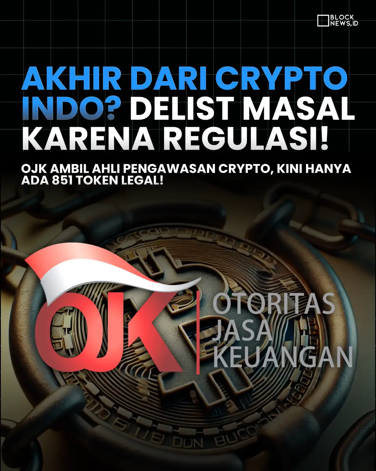 Sejak 10 Januari 2025, OJK mengambil alih pengawasan perdagangan aset kripto, memicu kontroversi di kalangan exchange dan investor. Regulasi baru ini memaksa delisting sejumlah koin, menghambat inovasi, dan menimbulkan kekhawatiran akan kompetitivitas Indonesia dalam skena blockchain global. Investor juga terancam kerugian akibat delisting mendadak, sementara ketidakjelasan kriteria seleksi koin menjadi sorotan. Untuk mengetahui koin yang legal diperdagangkan, cek langsung daftar resmi di situs Bappebti. #blocknewsid #crypto #cryptocurrency #cryptoindonesia #investing #Bitcoin #indonesia #ojk #regulasi #delisting #finance