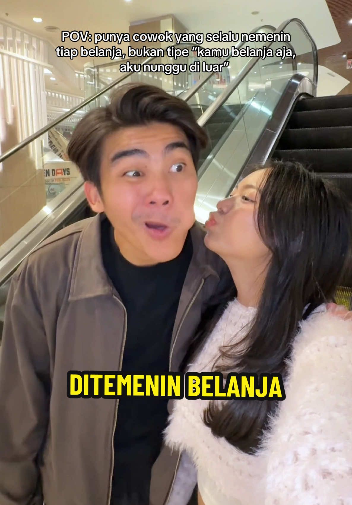 diintilin + malah kadang dia yang lebih excited🤣❤️ ib: callieguerra  #couple #couplegoals #couplestiktok #lucu #Relationship #trending #fyp #mikhajoanne 