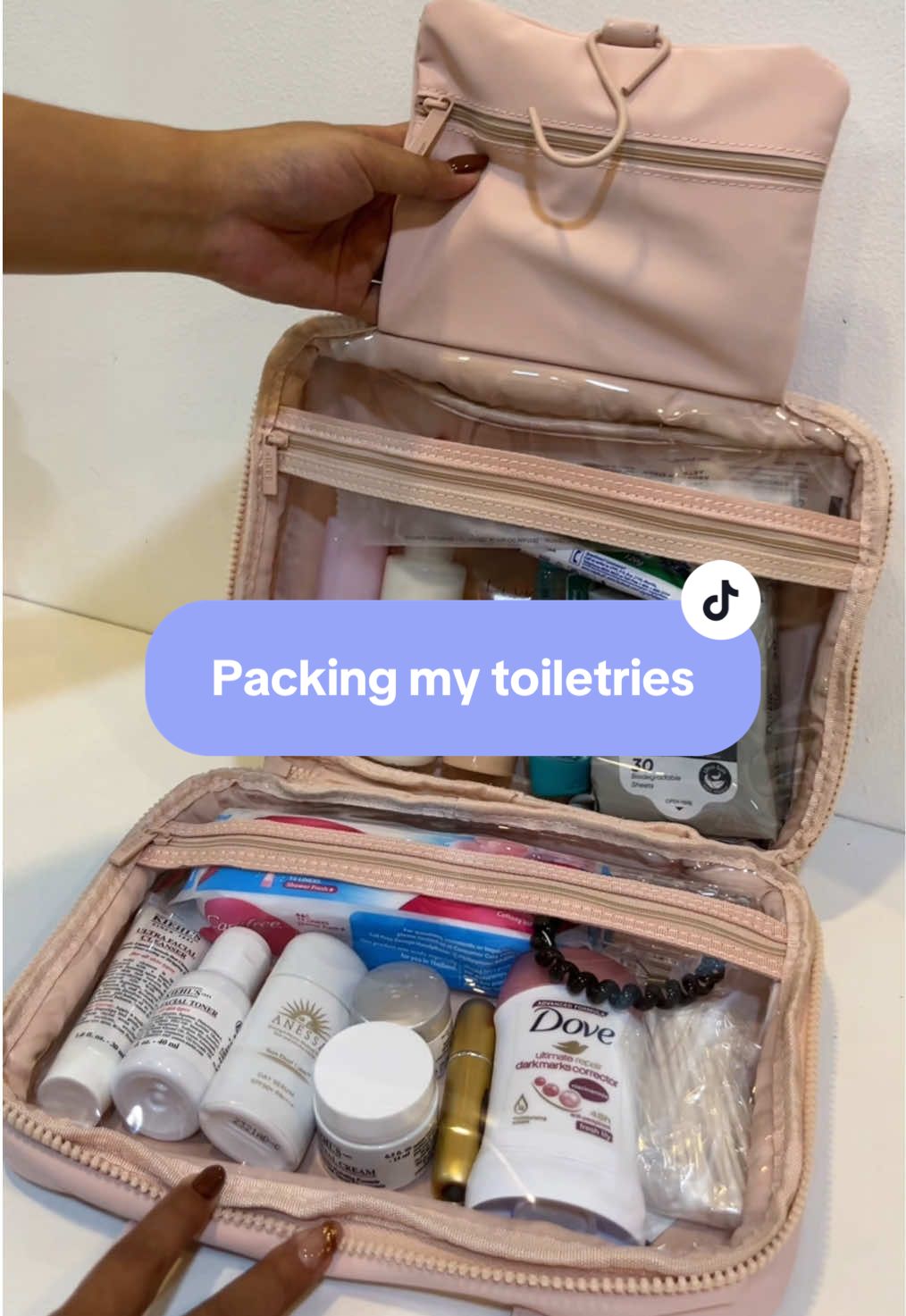 Have to make sure I pack all my essentials! 😊 Toiletries Bag from @BASH Manila  #fyp #packing #packwithme #travel #skincare #bash 