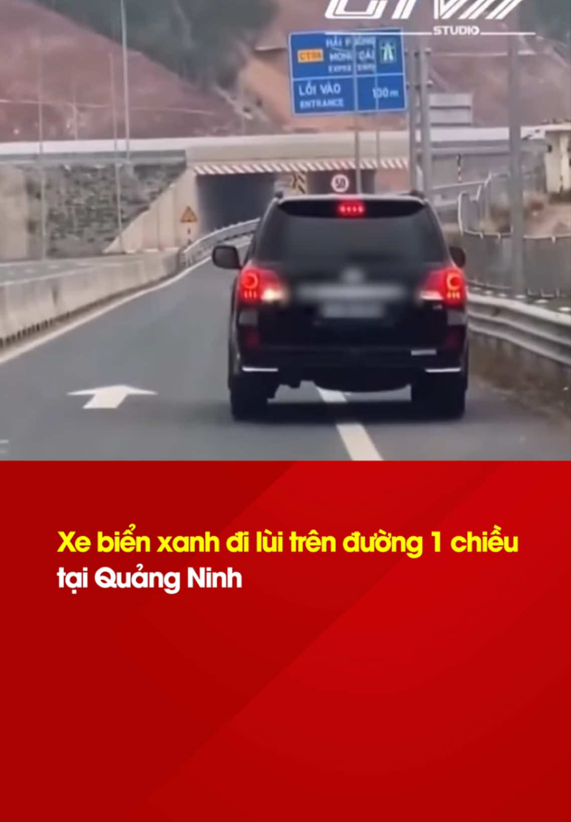 Xe biển xanh đi lùi trên đường 1 chiều tại Quảng Ninh. #TVHxahoi #TVHNews #Tiktoknews 