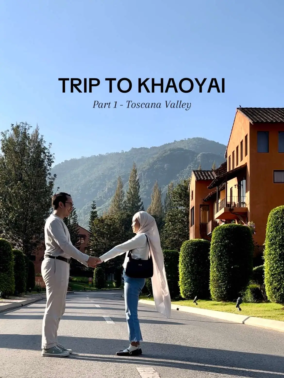 Yg mau nanya apa ajaa komen yaa!!! 🧡 Kindly follow me for more🫶🏼 #khaoyai #toscanavalley #thailand  #honeymoontrip #honeymoonideas 
