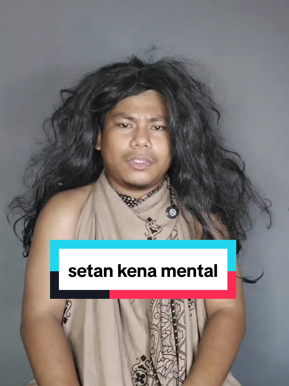 setan kena mental🗿 #bangim #fakesituation 