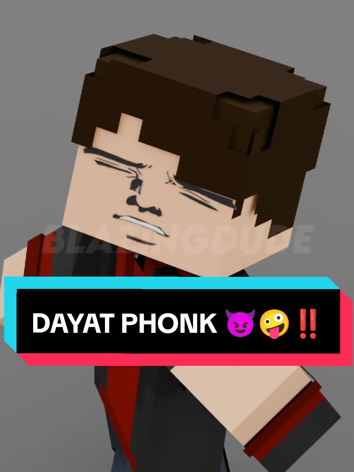 DAYAT PHONK!!😈🤪‼️  Animation by : @blazingdudez  #mandayat #blazingdude #minecraftmalaysia #minecraftanimation #blenderanimation  #phonk 