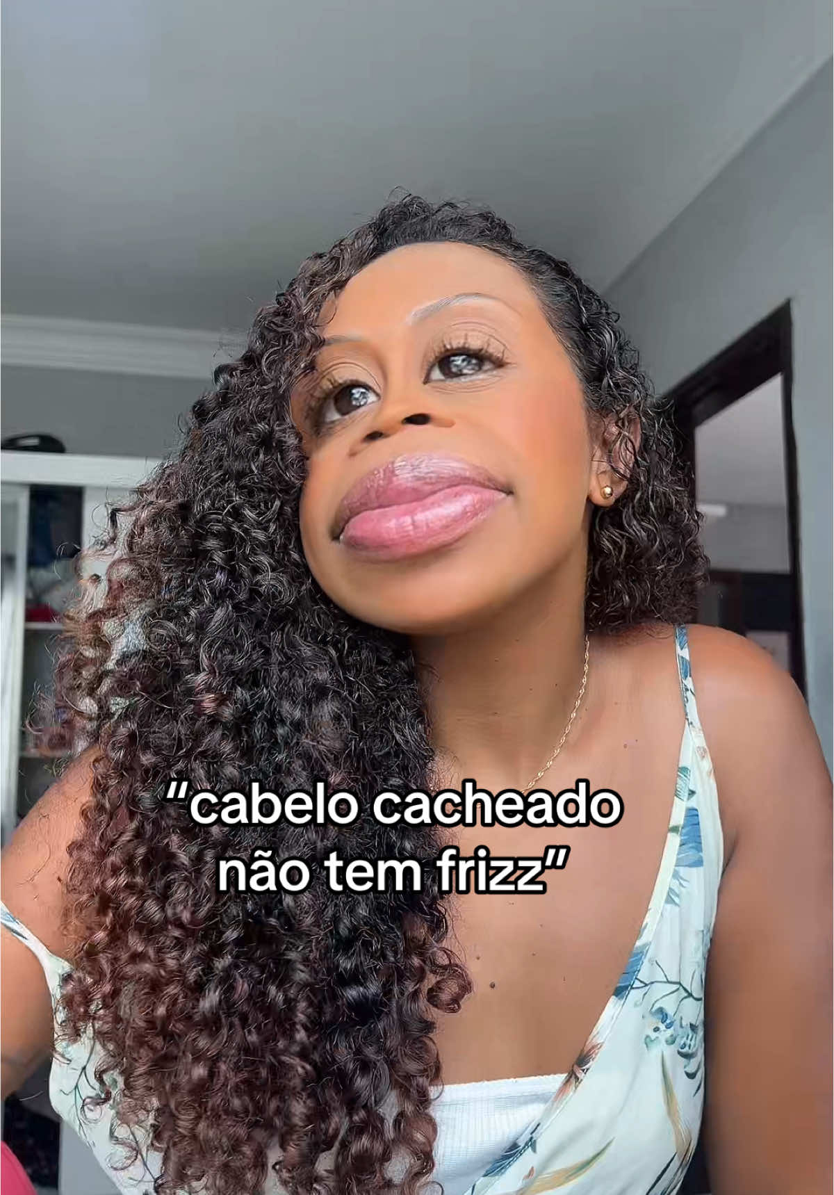 tá bom 👍🏾👍🏾. . #cachos #cacheada #cabelocacheado #meme #humor #viral #fyppppppppppppppppppppppppppppppppppp 