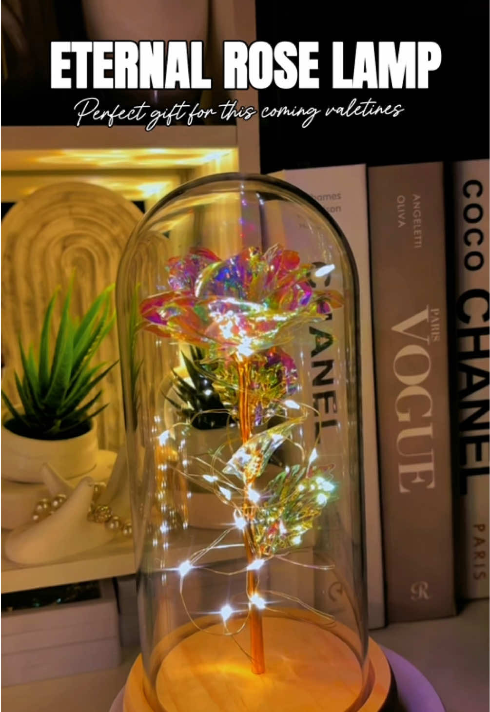 🌹#roselamp #giftideas #lamp #giftforvalentine #flowergift #ledlight #valentinegift #valentinegiftideas 