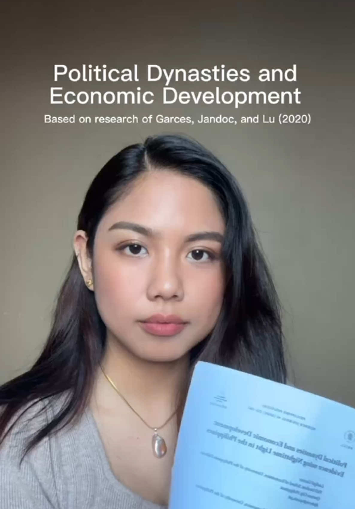 They found a weak relationship between political dynasties and economic development in Philippines cities and municipalities using nighttime lights, but with poverty incidence instead as a tool, they found municipalities in Mindanao with mayors from a dynasty are poorer.  But with whatever tool, they also found that the higher the social expenditures (cash transfers, etc.), the lower the economic development and the higher the poverty for poorer LGUs. Garces, L., Jandoc, K., & Lu, M. G. (2021). Political dynasties and economic development: Evidence using nighttime light in the Philippines. Philippine Political Science Journal. https://doi.org/10.1080/01154451.2021.1915106