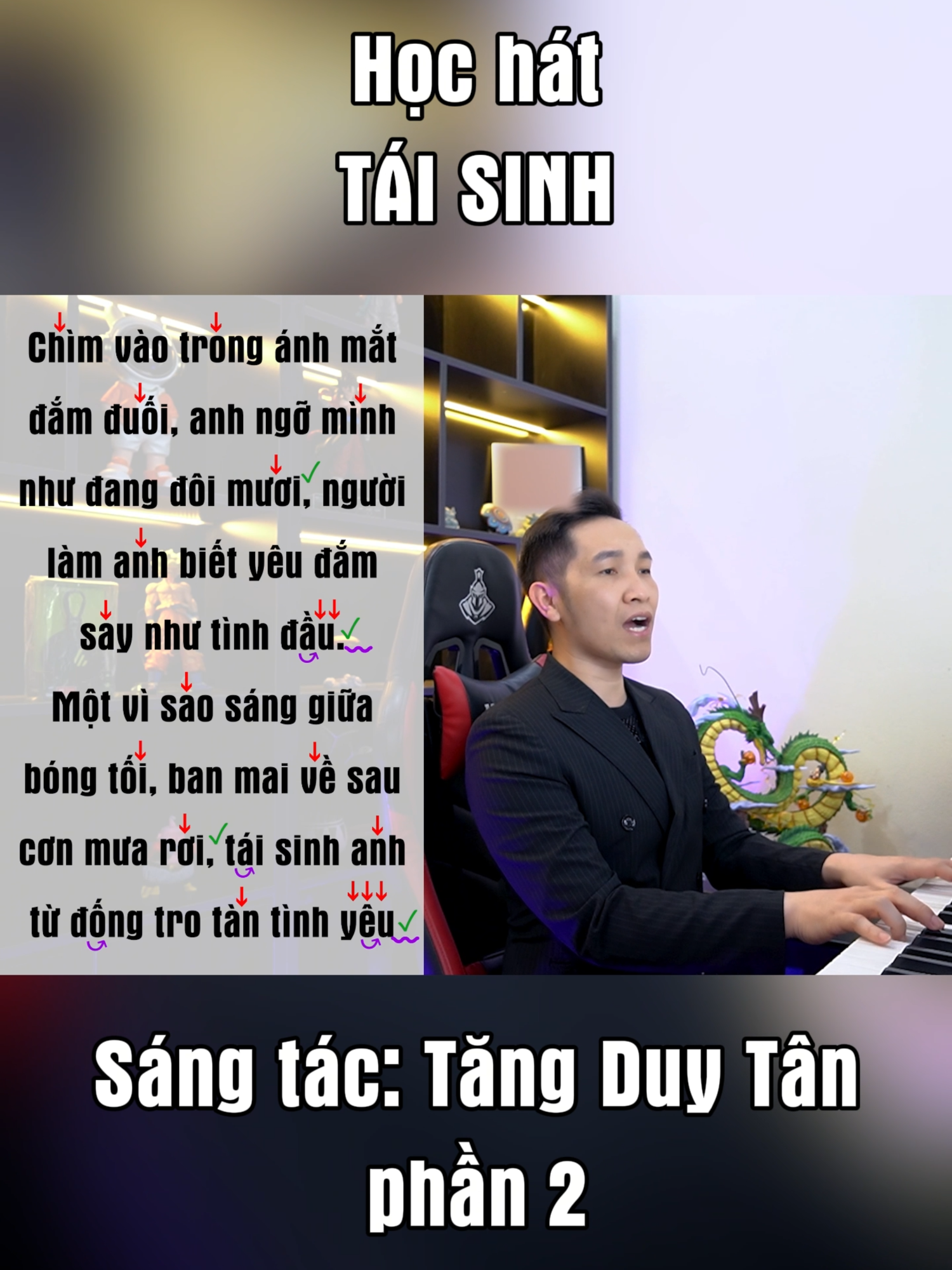 Học hát Tái Sinh - phần 2 #taisinh #phamthanhluan #thanhnhac