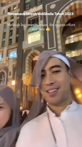 Throwback Umroh Vidisheila Tahun 2023 part 2 🤣🤣 #vidi #vidialdiano #sheiladara #vidisheila #mekkah 