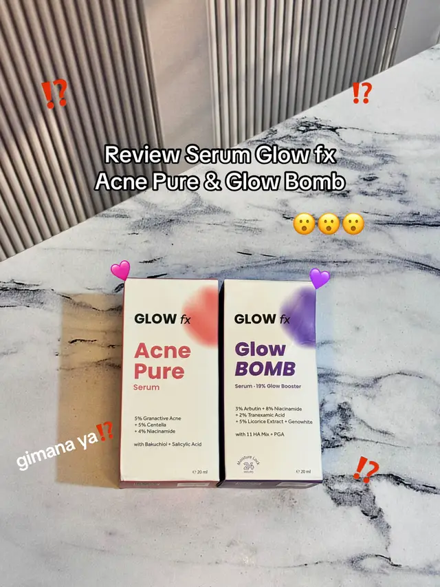 Oh ini serumnya yang bisa ngilangin pie & pih⁉️😮😮 #glowfx #Glowfx #glowbomb #acnepure #serumjerawat #serumviral #mencerahkan #cuantanpabatas 