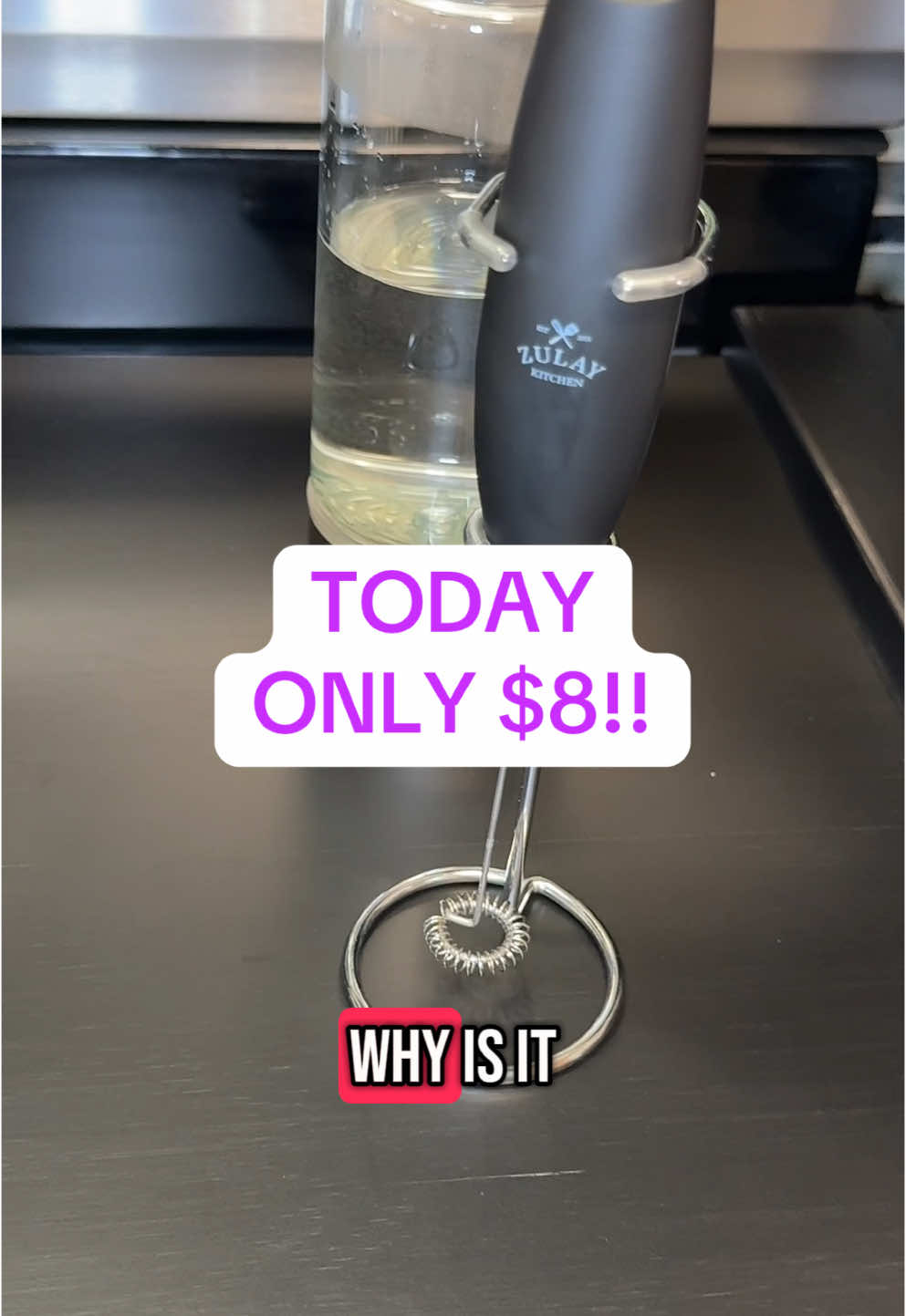 Why would y’all gatekeep this?!? #frother #milkfrother #proteinshake #zulay #ValentinesDay #jumpstartsale #valentinesdaygift #loveatfirstfind #mademyyear #newyearnewaura #tiktokshopnewarrivals #newyearnewyou #tiktokmademebuyit 