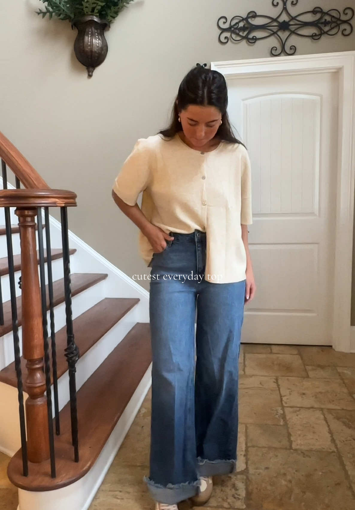 what a cutie top!! in love with this! #tiktokshop #fyp #outfitinspo 