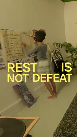 REST IS NOT DEFEAT. Full story out on Youtube now 🫶