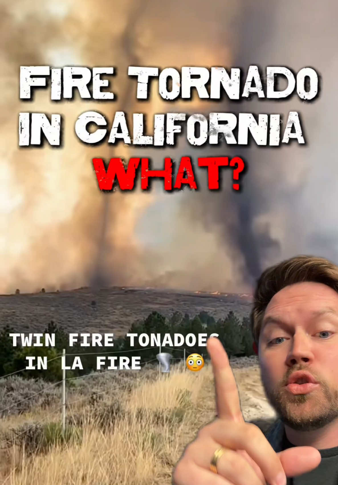 #greenscreenvideo Fire Tornado in California 🌪️ #californiafire #foryou #firetornado #wildfires #wildfire #fyp #lafire #christian #tornado