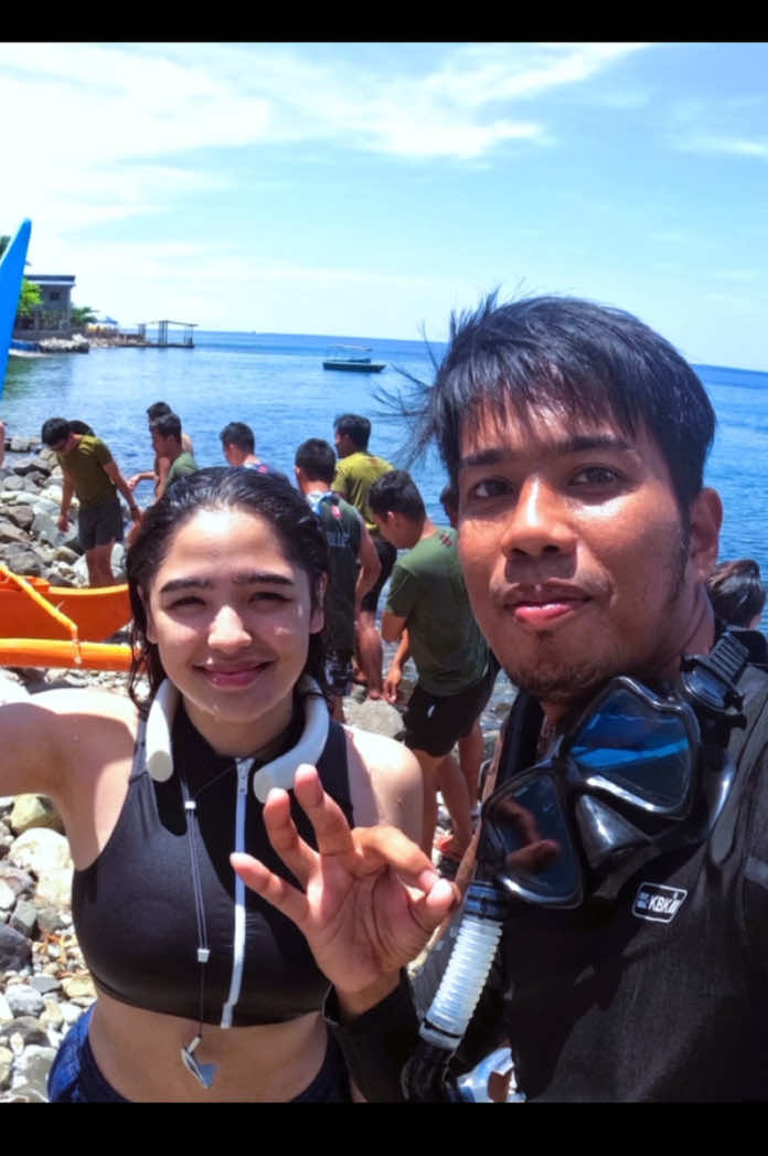 Free diving with mam Andrea Brillantes, what a great experience and a wonderful opportunity, napakabait ni mam Blythe.  Ctto: Dong taps  @Username0234561189 🧜‍♀️✨ #Freediving #freedivingphilippines #Scubadiving  #andreabrillantes #Oceanlife  #blythe #Alyfinds14 #oceanvibes 