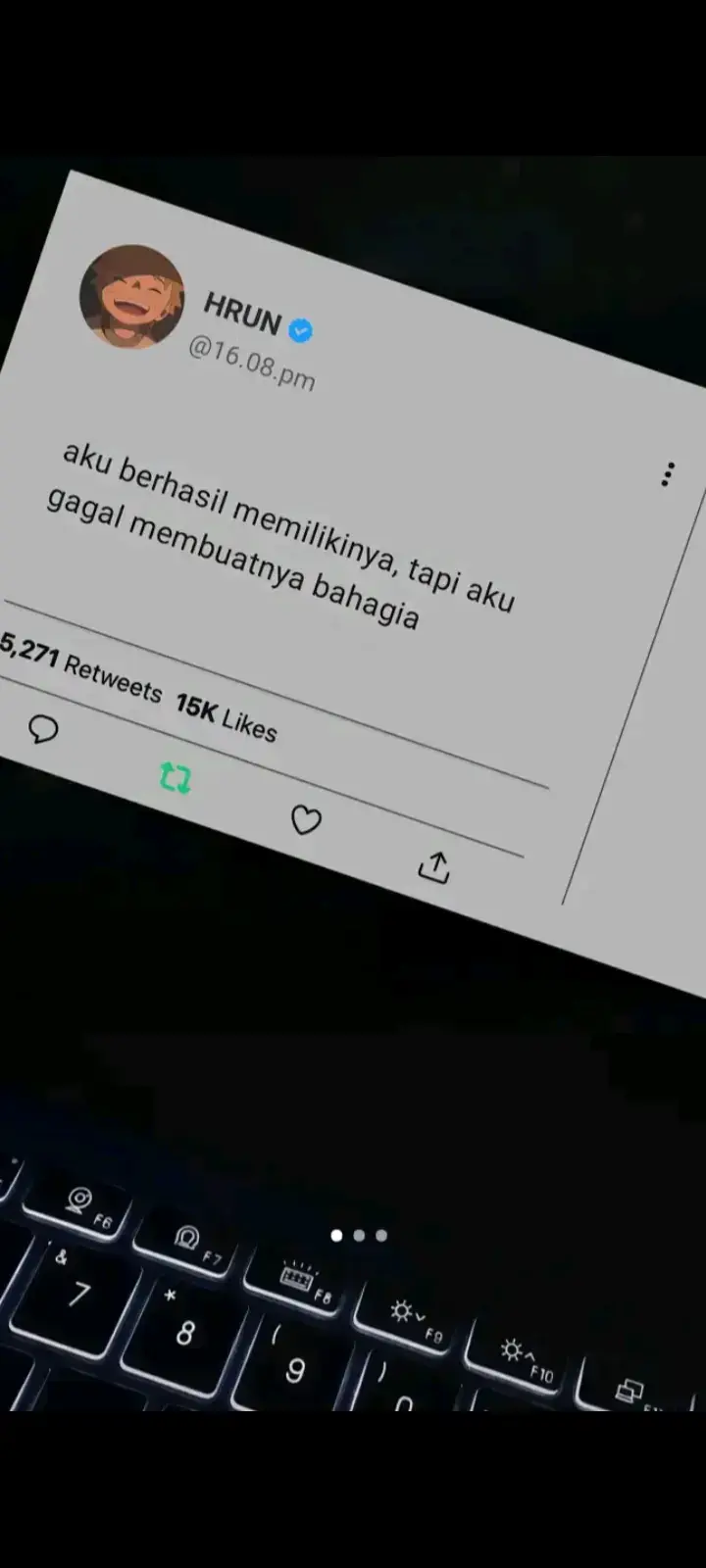 maaf ya 🙏🥺#katakata #galaubrutal🥀 
