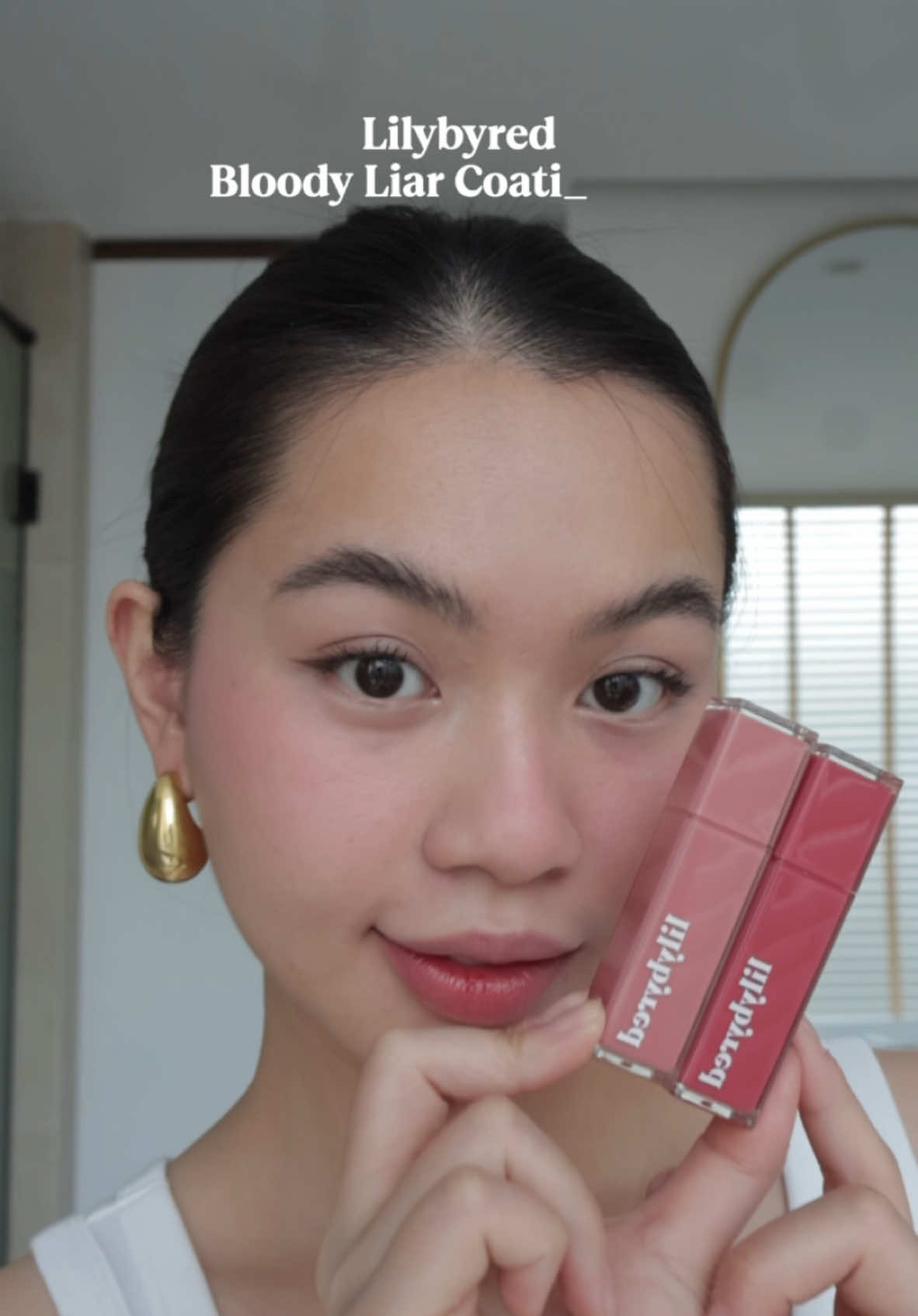 Tui thử son để mấy bà khỏi test #CherryBell #BloodyLiarCoatingTint #lilybyred #goclamdep #reviewlamdep #swatches #swatchson 