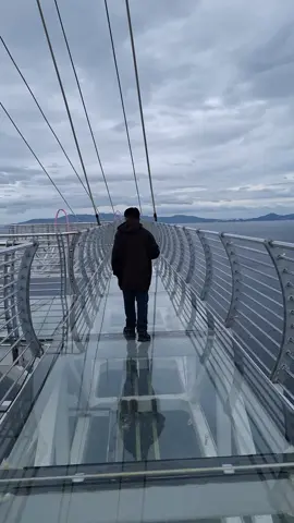 Miracle Glass bridge walking #glassbridge #Miracalglasswalk #montemaria #montemariaglassbridge #shesanths2 #fun #fypシ #shesanths2 #viraltiktok #travel #beautifulplace 