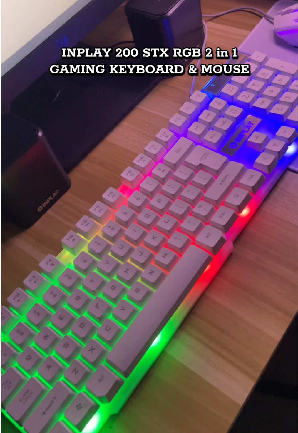 Looking for affordable keyboard & mouse? Eto 2in1 set na checkout mo na 🤩 #inplay #inplaygears #inplaykeyboardrgb #keyboard #mouse #pc #pcsetup 