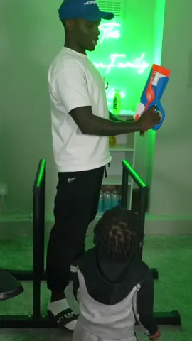 Broski knocks Dadski 😭😂 #fyp #broski #funny #viral #cute no Copyright Intended #raisingzion #thegreenfamilylive 