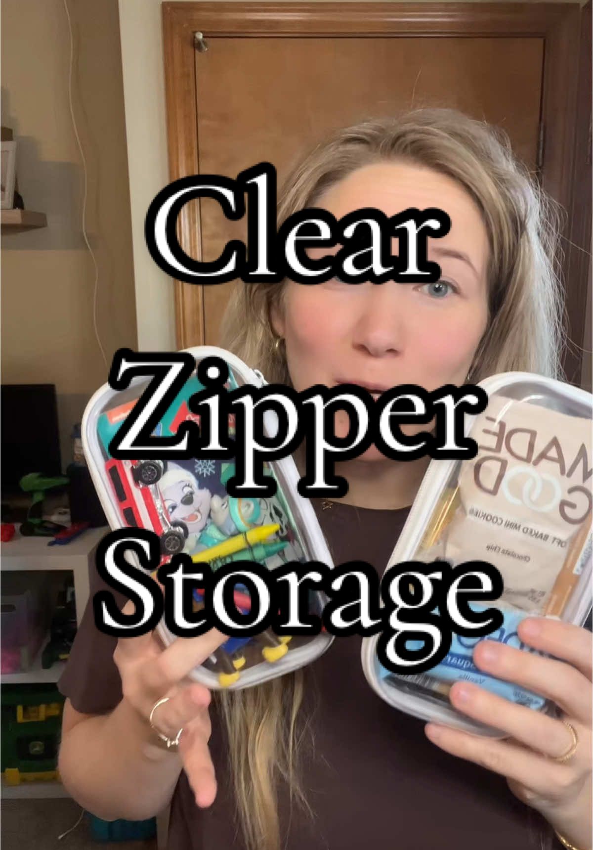 Replying to @Erica - A Blazing Hearts Life Clear zipper storage pouches are a must have! #toddlermom #clearzipperpouch #zipperpouch #storagehacks #storagebox #organization #organizationhacks #toddlerorganization #restaurantbag #mommusthaves #MomsofTikTok #momlife #clearstorage #clearzipperpouch #clearstoragebox #TikTokShop #tiktokshopfinds