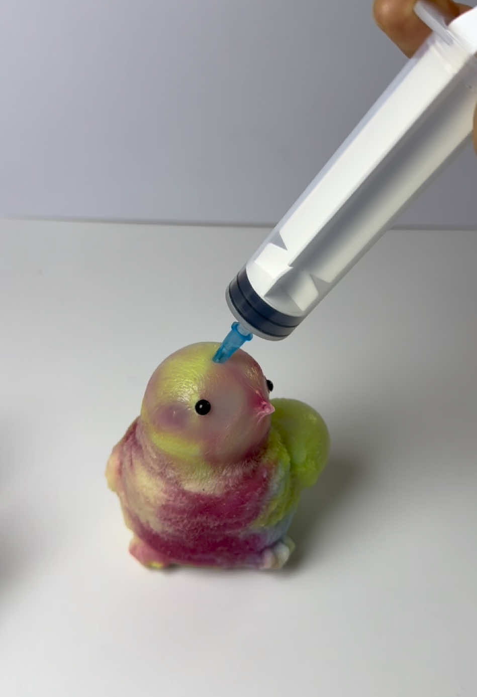 A mutated chicken😨#squishy #chicken #chick#decompression #satisfying #decompress #StressRelief #DIY #handmade #satisfy #tabasquishy #squishytoys #asmrvideo #asmrtiktok 