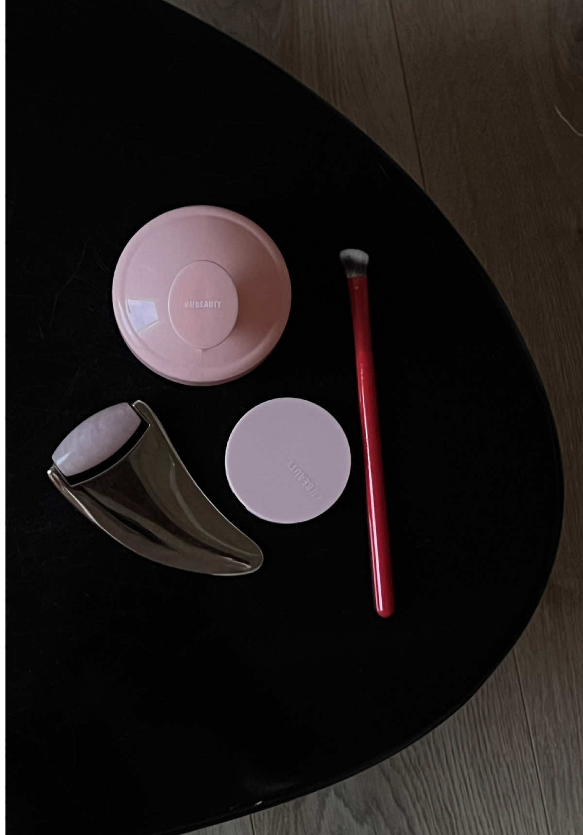 slow self-care mornings made easy with @hmbeauty #HMBeauty #HMBeautyLovers ad  Using: Gua Sha Body Tool - 1187677001 Makeup Case - 1174113001 Hair Care Kit - 1243761001 Pressed Powder Highlighter - Trophy  1200481004  Blusher Stick for Cheeks, Lips and Eyes - Sweet Dahlia - 1143042001  Satin Lipstick - It's a Gamble - 1143045007 Make-up Brush Kit - 1243760001 Satin Pajamas - 1243797002