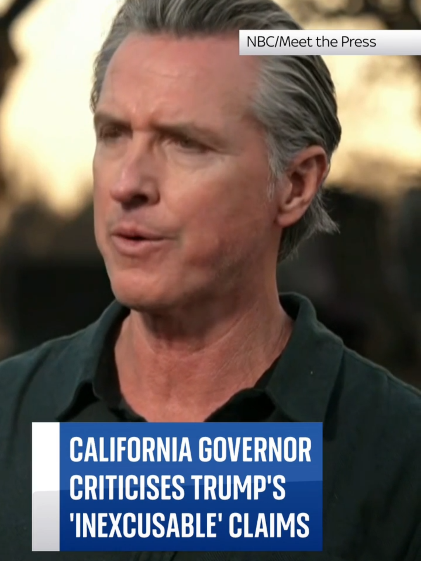 #California Governor Gavin Newsom slams Donald #Trump's 