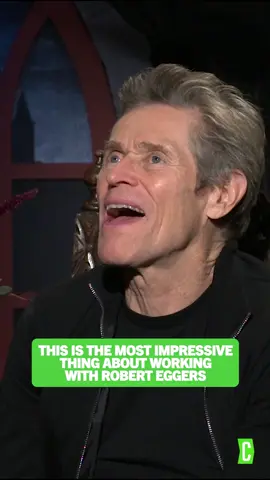 Willem Dafoe on the most impressive thing Nosferatu director Robert Eggers does 🧛‍♂️ #Nosferatu #NosferatuMovie #LilyRoseDepp #EmmaCorrin #RobertEggers #BillSkarsgard #NicholasHoult #WillemDafoe