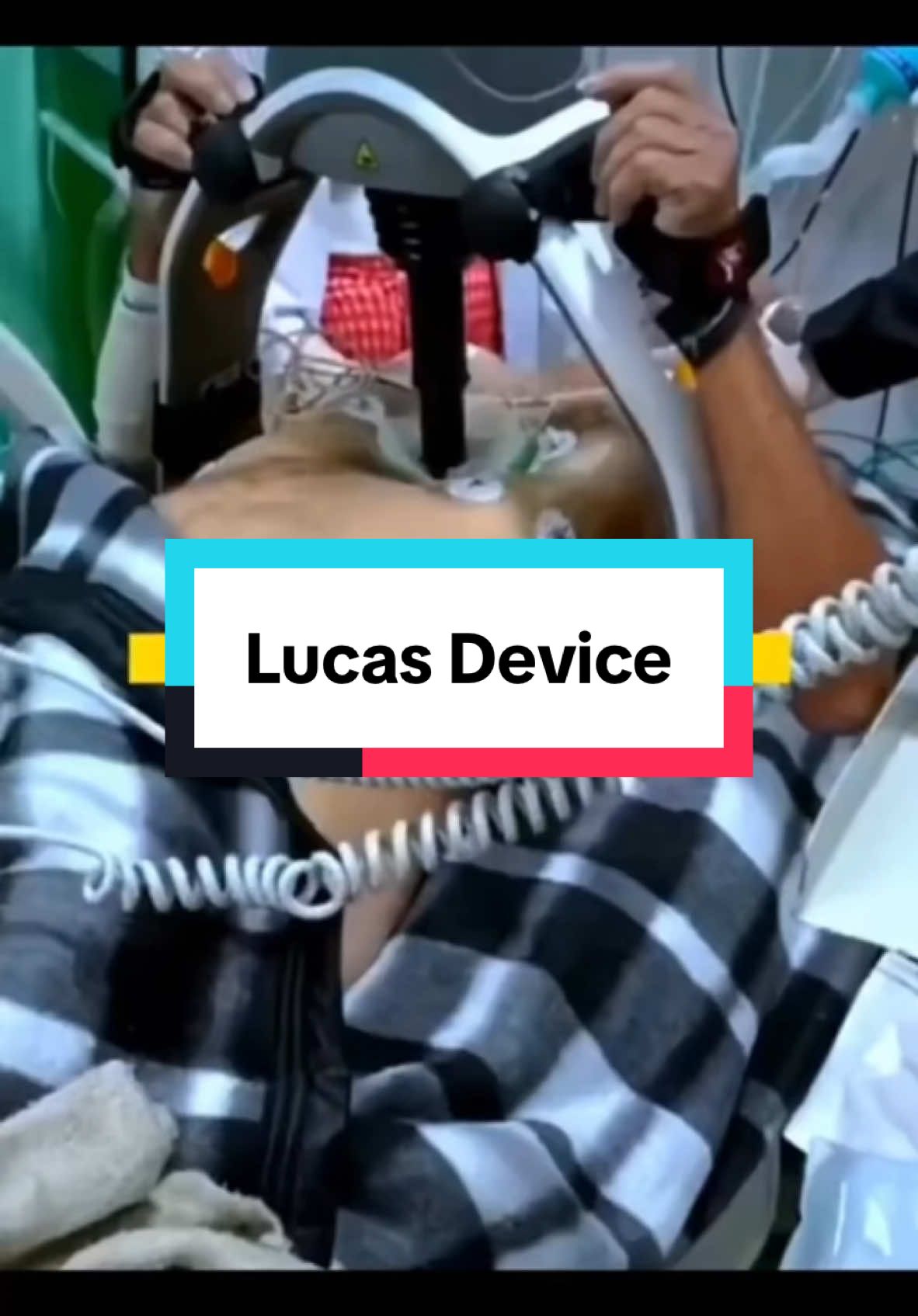 Lucas device for cpr #cpr #chestcompressions #emergencyroom #doctor #tiktokpartner #medical 