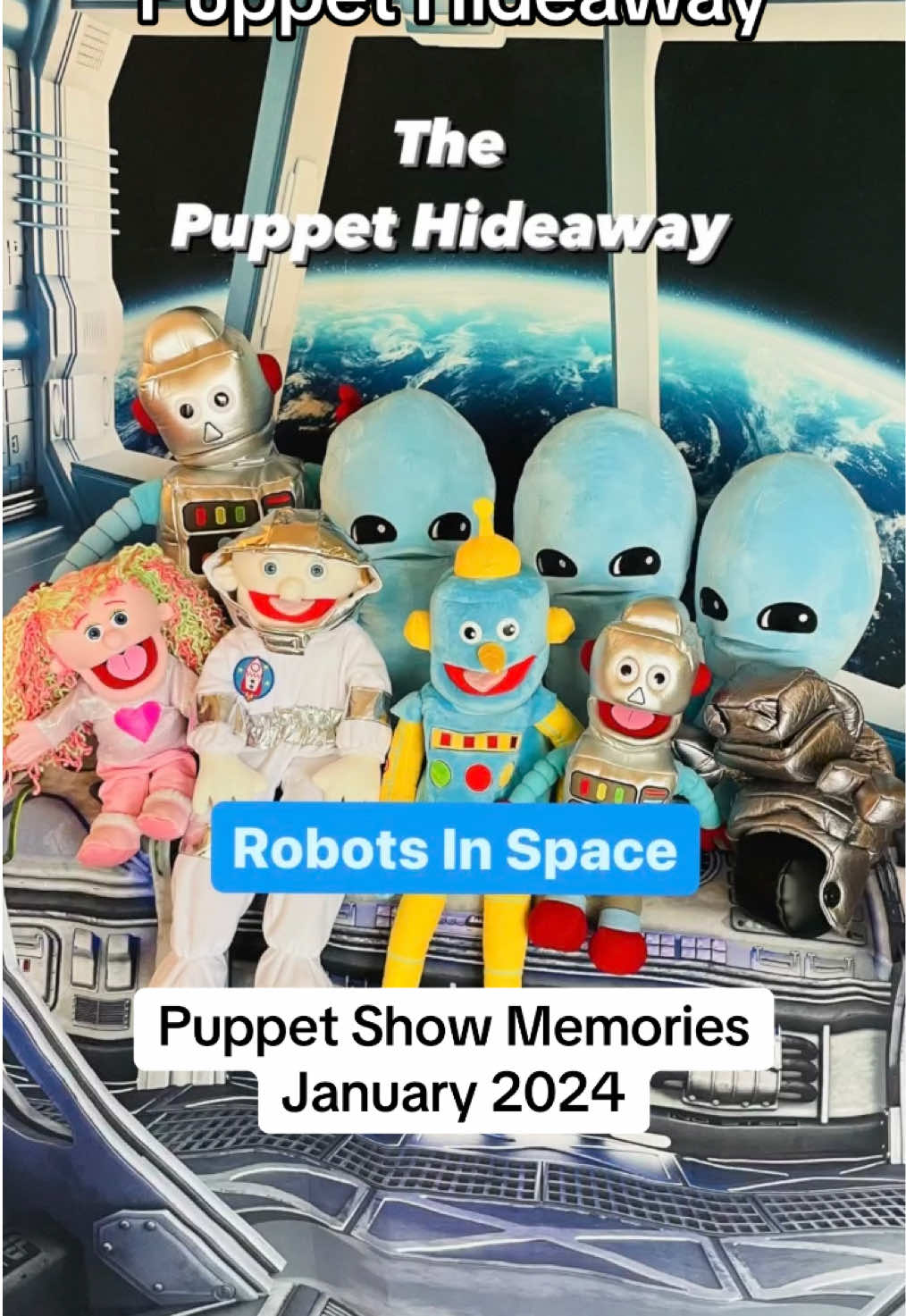 Puppet Show Memories 15 – Robots in Space - January 2024 - The Puppet Hideaway with Eric Thomsen
 Watch on YouTube @ThePuppetHideaway 
 #thepuppethideaway #puppetshowmemories #puppets #puppetshows
