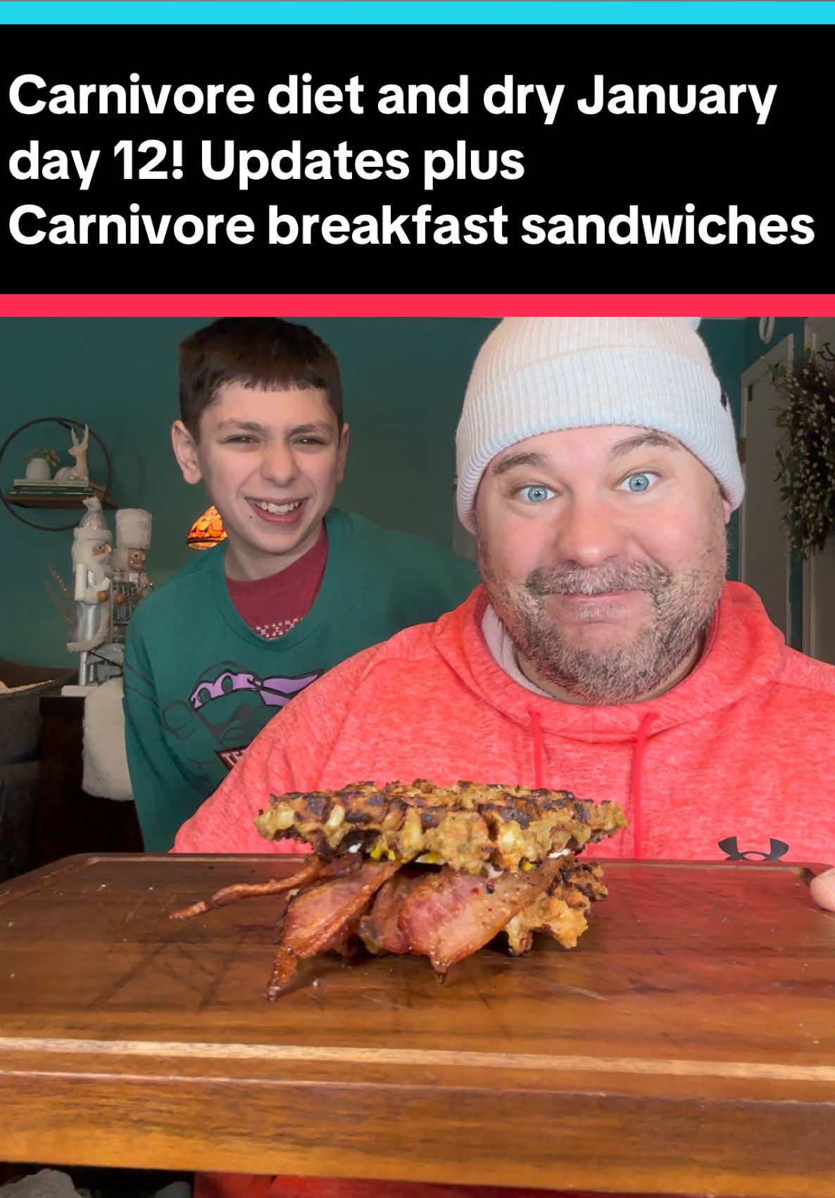 Carnivore diet and dry January day 12! Let’s eat some breakfast today! Today I made carnivore breakfast sandwiches! Here’s a update on how we feel, what we weighed and future things coming! #carnivorediet #carnivorerecipes #ketodiet #ketorecipes #carnivoreupdate #weightloss #motivation #weightlossjourney 