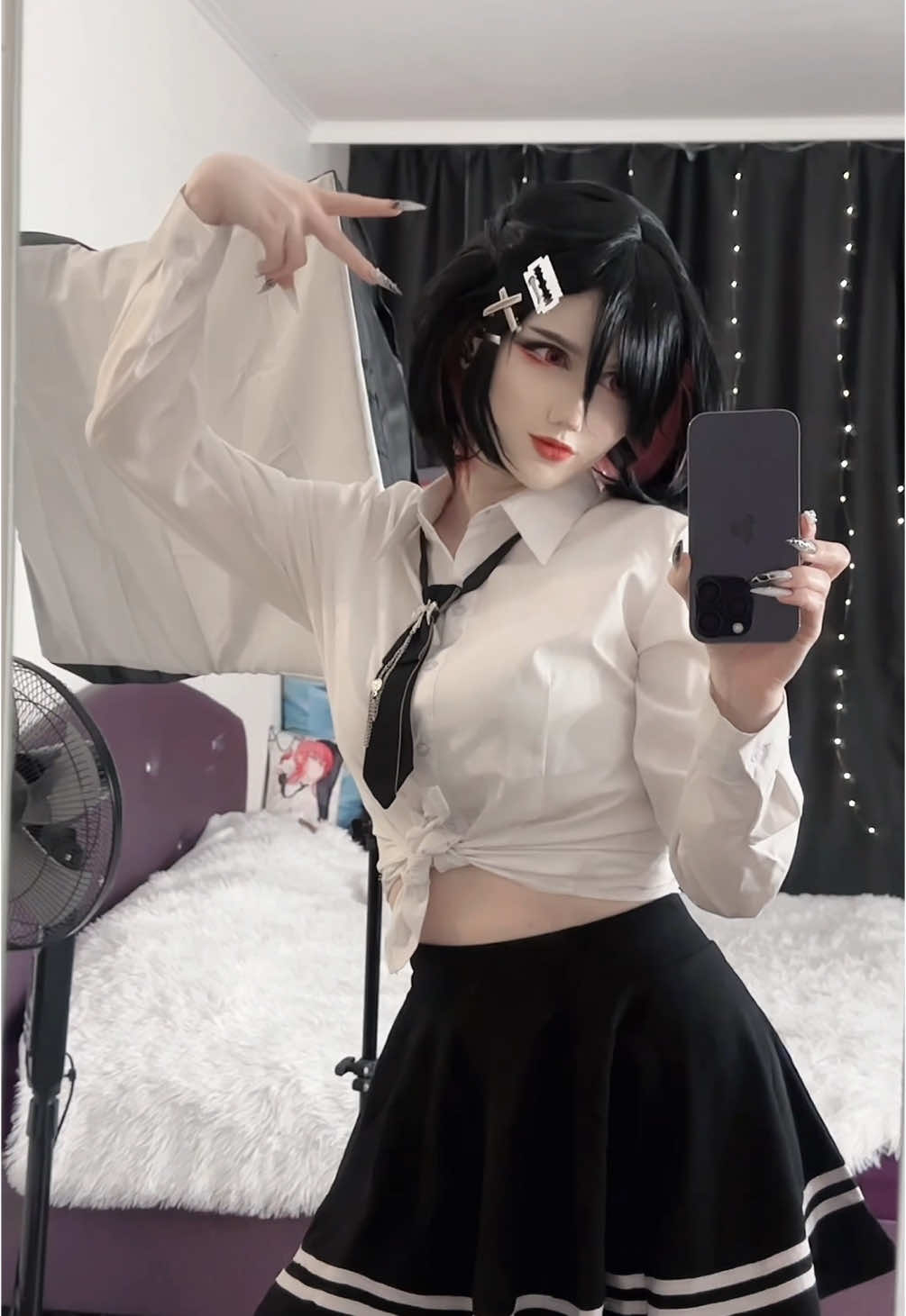 Hey hey  Ellen Joe | Zenless Zone Zero Cosplay 🖤🦈  - Ig: _hi_im_lei  🌙 #cosplaygirl #animegirl #cosplayer  #fyp #anime #cosplay #goth #gothic #alt #alternative #alternativefashion #alternativegirl #egirl #egirls #zenlesszonezero #zzz #zenlesszonezerocosplay #ellenjoe #ellenjoezzz #ellenjoecosplay #emogirl #emo #emostyle #ellenzenlesszonezero 