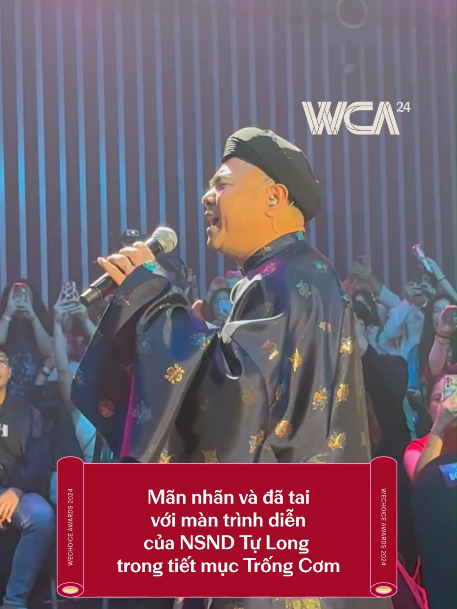 Mãn nhãn và đã tai với màn trình diễn của NSND Tự Long trong tiết mục Trống Cơm #WeChoice #WeChoiceAwards2024 #WCA2024 #ViệtNamtôiđó #amm