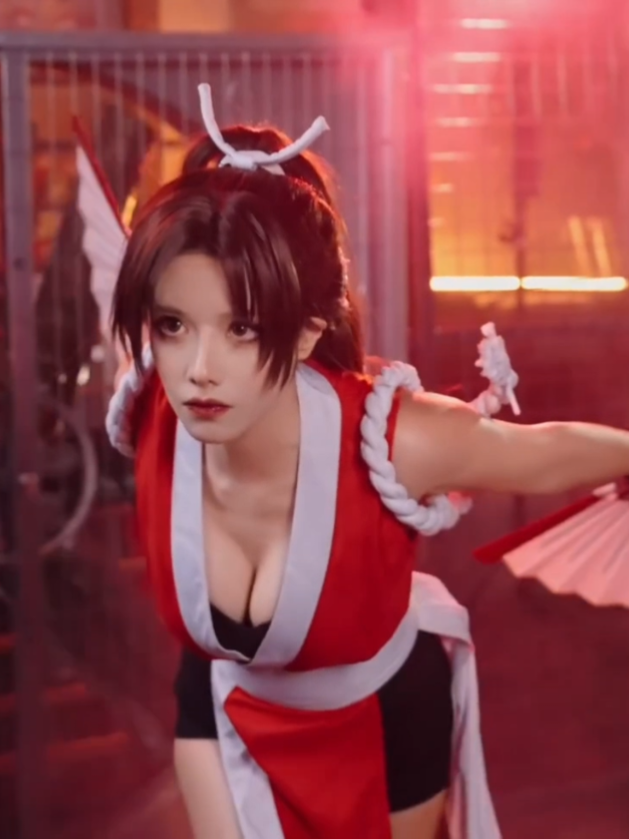 Accept my challenge and fight me. #maishiranui #コスプレ #cosplay #maishiranuicosplay #不知火舞 #fatalfury #女子 