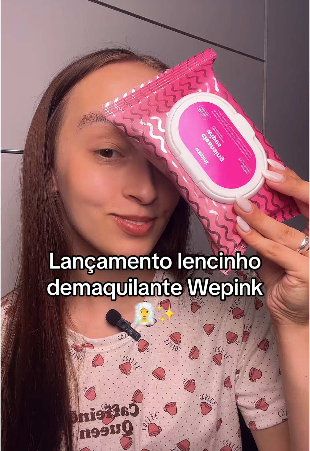 Lencinho demaquilante Wepink,  será que é bom? 🧐 #creatorsearchinsights #girls #pravoce #wepink #virginia #testandoprodutos 